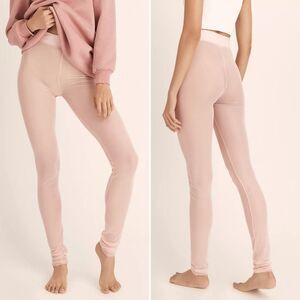 NWOT FREE PEOPLE Intimately Free Make It Happen Mesh Leggings Pink XS